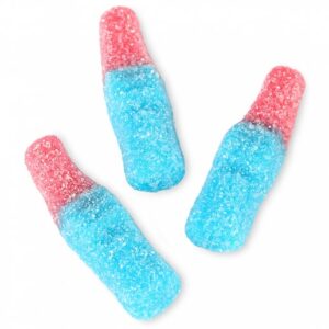 Fini Bubble Gum Flavor Pink Blue Bottle 2.2lb Bag Bulk